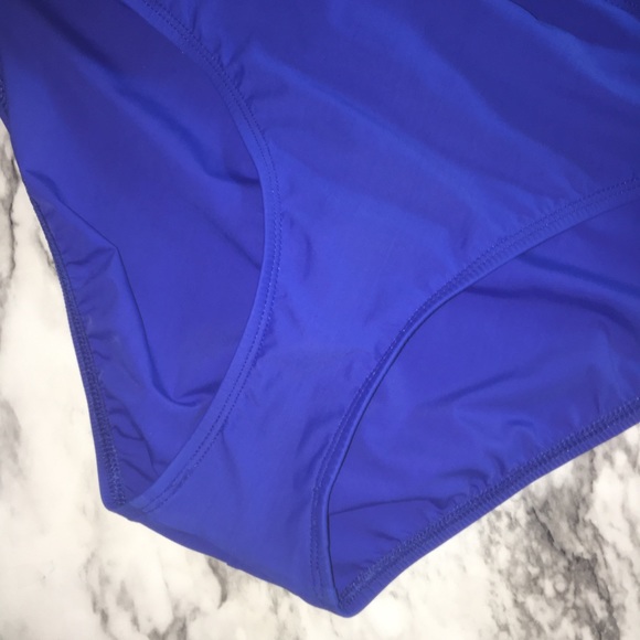 Talbots bright royal blue Mini Swim mini Skirt 10 - Picture 3 of 7
